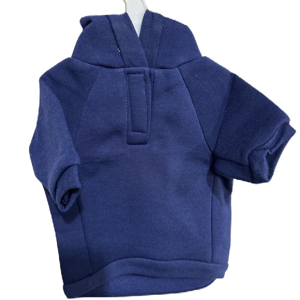 Top Paw® Paw Print Dog Navy Hoodie Sweatshirt - L - Picture 5 of 7